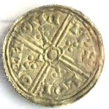 Harold I, Silver Penny, Lincoln Mint, fleur-de-lis type, obv. HAROLD REX around diademed &