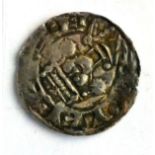 William II Silver Penny, voided cross type, obv. facing crowned bust between two stars, rev.