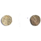 John, 2 x Silver Pennies, (1) Canterbury Mint, obv. bust with circular pelleted curls, normal S,