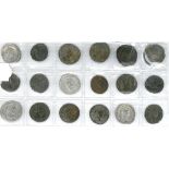 Roman Imperial, 18 x Antoniniani (Silver & Billon) (17 x different emperors): Volusian silver,