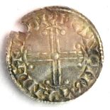 Edward the Confessor Silver Penny, hammer cross type, Steyning Mint, obv. EADWARRD RE A around