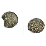 Ireland, Edward I, 2 x Silver Pennies, both Dublin Mint, 2nd coinage (1279-1302); obv. EDWR/ANGLD/