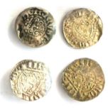 Henry III, 4 x Long Cross Silver Pennies: (1) Canterbury Mint, GILBERT ON CAN (S1362A class