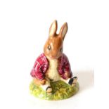 Royal Doulton Beatrix Potter Benjamin Bunny Sat On A Bank, P2803/2, second version, in a very