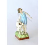 Royal Worcester 'Playmates', model No. 3270B, puce backstamp, by Freda Doughty