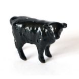 Beswick Aberdeen Angus Calf, model No. 1827A, black gloss