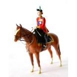 Beswick H.M. Queen Elizabeth II on Imperial, model No. 1546, chestnut gloss