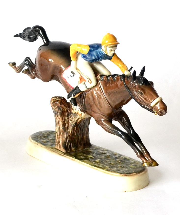 Beswick Steeplechaser, model No. 2505, dark brown gloss