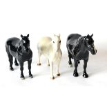 Beswick Horses: Mountain and Moorland Ponies, Fell 'Dene Dauntless' series, model no. 1647, black