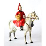 Beswick Lifeguard, model No. 1624, style one, light dapple grey gloss