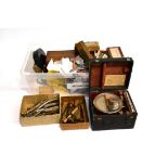 A Collection of Mixed Medical Equipment, including a cased Dr Pachon 'Oscillometre