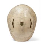 Tartaruga (Podocnemis expansa), 19th century, carapace, adapted as a fire shield, comprising two