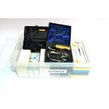 A Collection of Diagnostic Equipment, including cased eye and ear examining kits, cased