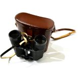 Carl Zeiss Jena Dekarem 10x50 Binoculars in leather case