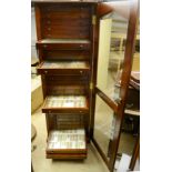 A Fine and Extensive Collection of British Moths, housed in a mahogany glazed 25 drawer standing