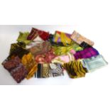 Assorted Modern Scarves including Ferragamo, Jaeger, Pink Soda, Burberrys, Jenners, Adrienne