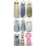 Assorted Circa 1950's and Later Evening Wear and Costume including Trina Lewis and Marjon Couture