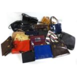 Assorted Circa 1960s and Later Handbags including Waldybag etc in leather, patent leather and