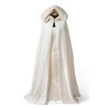 A Modern Caroline Castigliano Ivory Silk Wedding Dress and Accessories, comprising a corset bodice