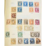 France and Colonies. A small red spring back album housing a range of mint and used to 1946. Noted