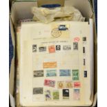 An Assortment of Worldwide Stamps, majority in glassine bags. Loose album pages etc, all housed in