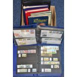 A Glory Box. Includes FDC's and other covers. Isle of Man collection, two all world collections with