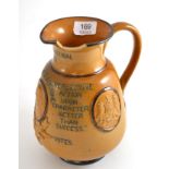 Doulton Lambeth 'Leeds Election' stoneware jug (a.f.)