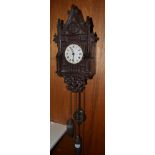 A Gothic style twin weight driven cuckoo clock, circa 1880