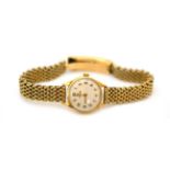 Lady's 9ct gold Omega wristwatch