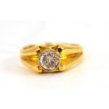 An 18ct gold diamond solitaire ring, estimated diamond weight 0.66 carat approximately