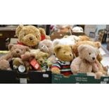 Fifteen assorted modern collectable teddy bears including Russ, Help for Heroes etc (two boxes)