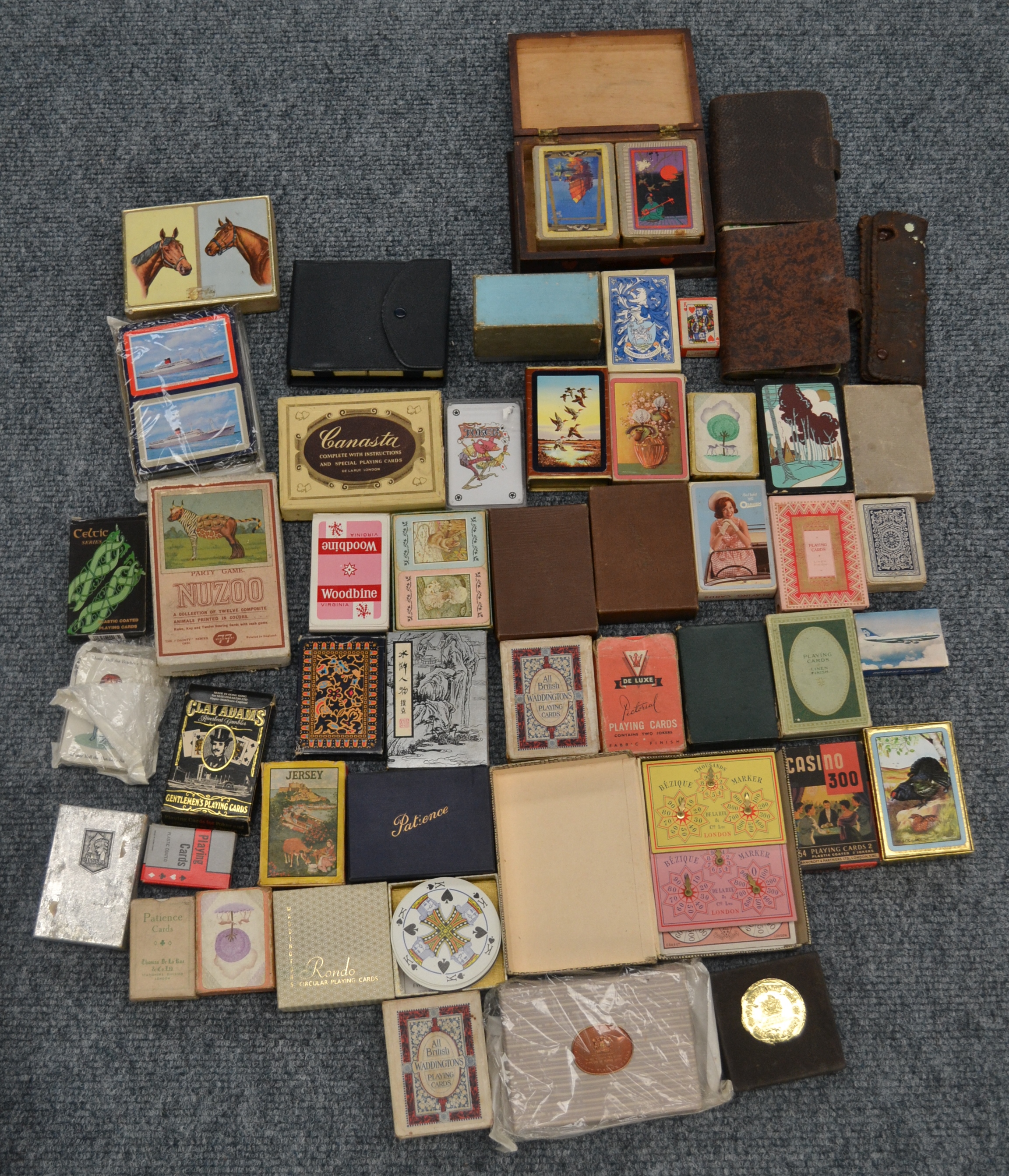 Various Playing Cards And Card Games including Nuzoo game, Thomas de la Rue Society cards, Clay - Image 2 of 2