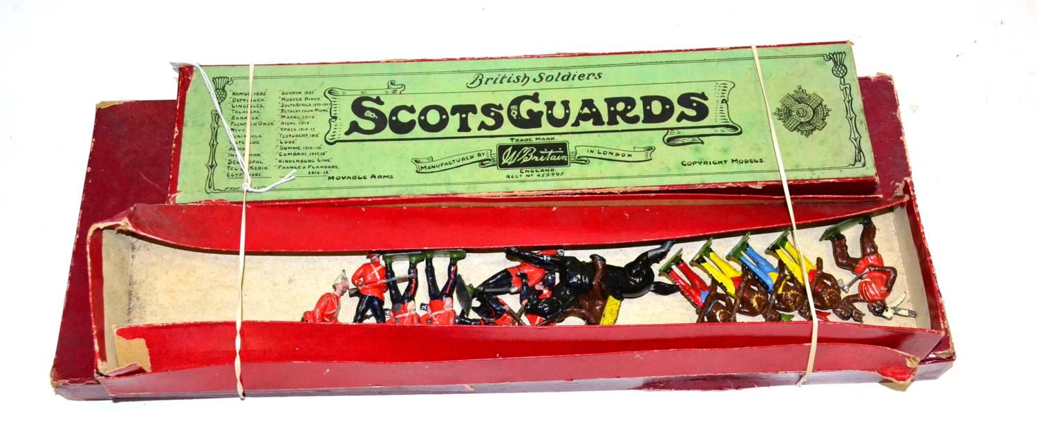 Britains Set No.50 Types Of The British Army Life Guards 10 mounted figures (G-E box F-G) together