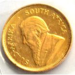 South Africa Quarter Krugerrand 1980 BU