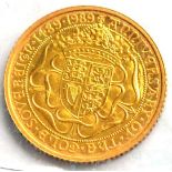 Proof Half Sovereign 1989 '500th Anniversary of the Sovereign,' minor hairlines & scratch on Queen's