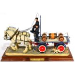 Border Fine Arts 'The Gentle Giants' (Tetley's Drays), model No. PJ01 by Ray Ayres, limited