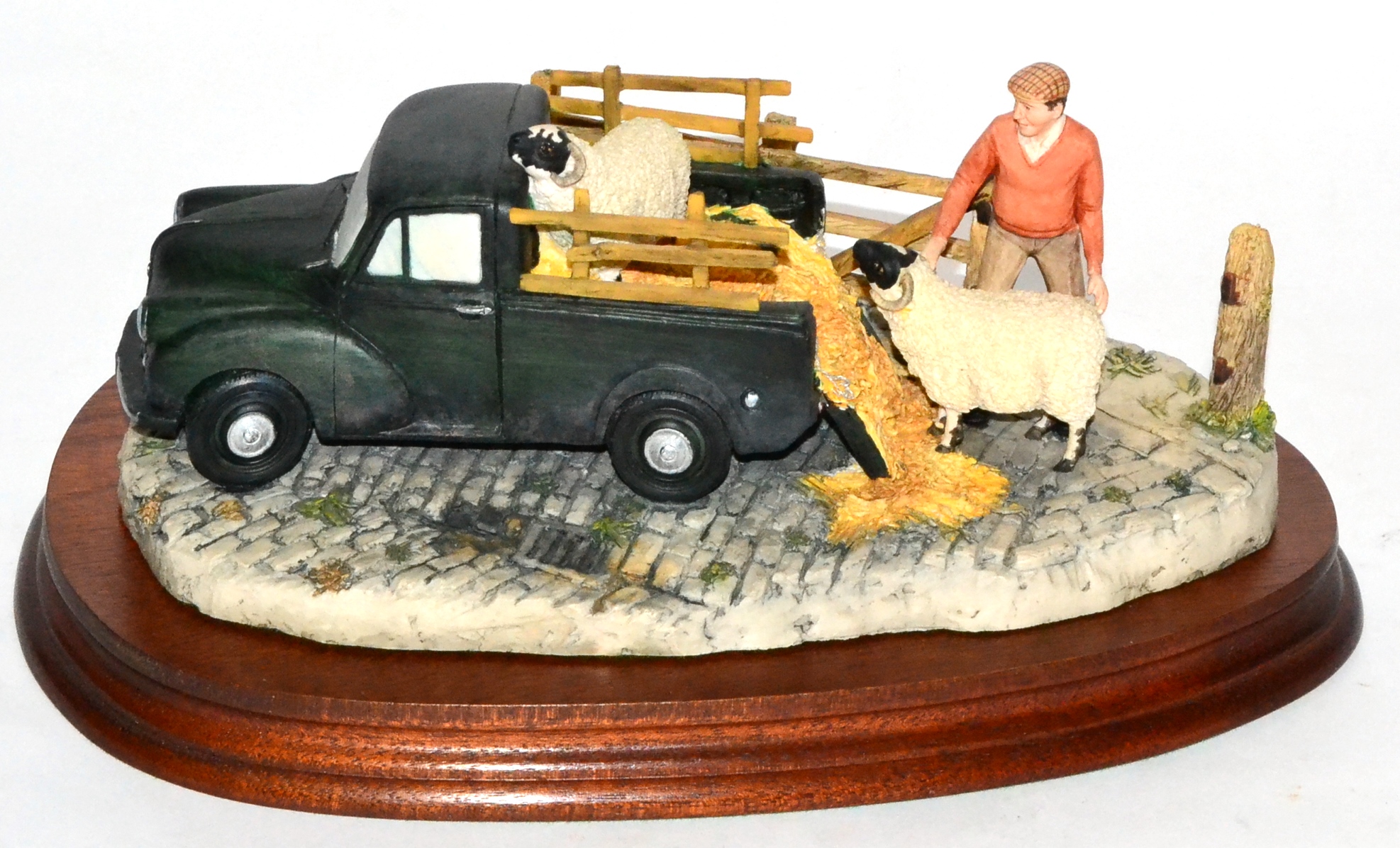 Border Fine Arts 'Shedding' (Shepherd, Collie and Sheep), model No. L113 by Ray Ayres, limited - Image 3 of 3