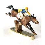 Beswick Steeplechaser, model No. 2505, dark brown gloss Restoration to the ears, otherwise ok.