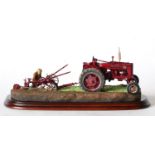 Border Fine Arts 'Making Adjustments' (Farmall McCormick Model M), model No. A2142 by Ray Ayres,