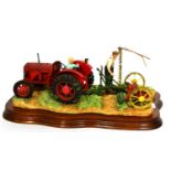 Border Fine Arts 'The First Cut', (David Brown Cropmaster), model No. JH70 by Ray Ayres, limited