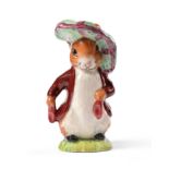 Royal Doulton Beatrix Potter 'Benjamin Bunny', third version, in a very unusual colourway, gloss,