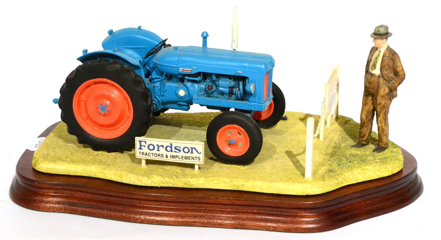 Border Fine Arts 'A Major Decision' (Fordson Major E1ADDN tractor), model No. JH92 by Ray Ayres,