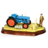 Border Fine Arts 'A Major Decision' (Fordson Major E1ADDN tractor), model No. JH92 by Ray Ayres,