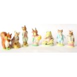 Royal Doulton Beswick Large Beatrix Potter Figures comprising: 'Foxy Whiskered Gentleman' BP-9b, and