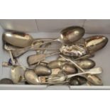 Assorted silver flatware etc  19.7ozt