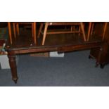 Mahogany extending table