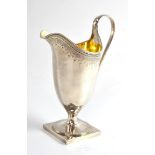 A George III Silver Helmet Shaped Cream Jug, Robert Hennell I, London 1789, of typical form, with