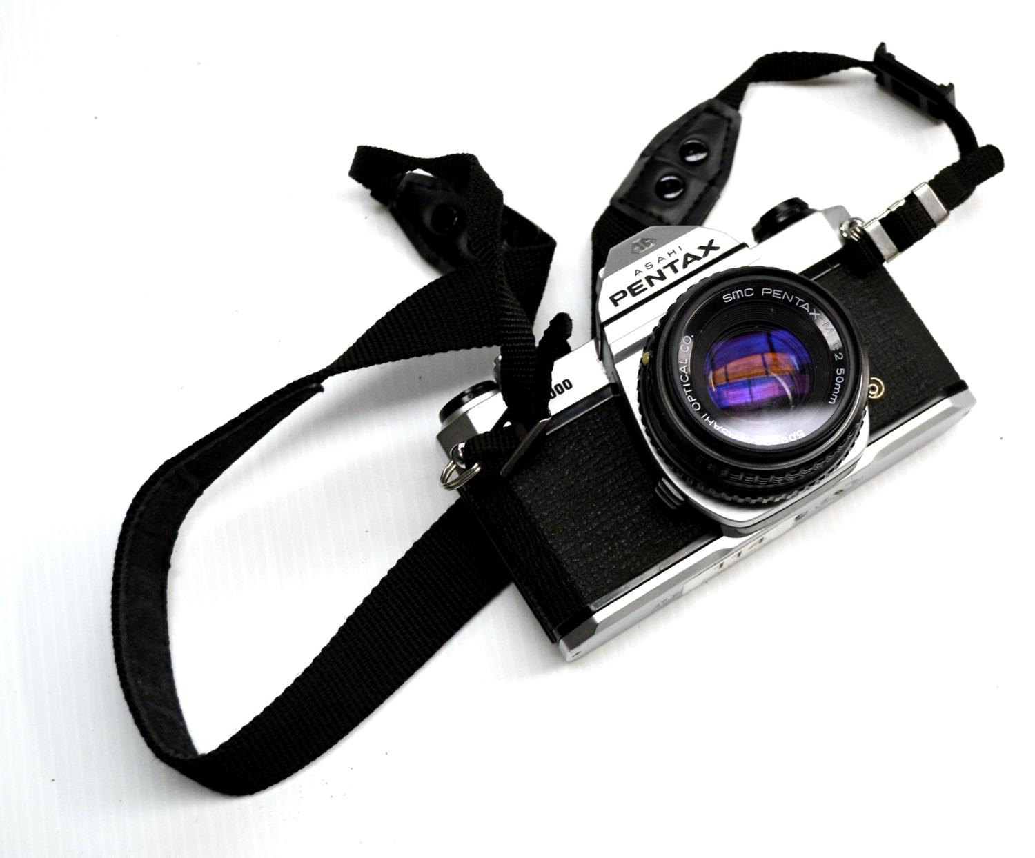 Pentax K1000 Camera No.7840820 with Pentax M f2, 50mm lens