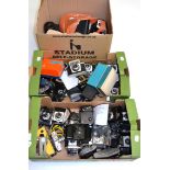 Various Cameras including Instamatics, Kodaks and others including loose lenses and other items (