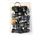 Olympus Cameras 3xOM10, OM20 and OM30; Canon 2xAE1 and AT1 and a Jenaflex AM1 and various associated